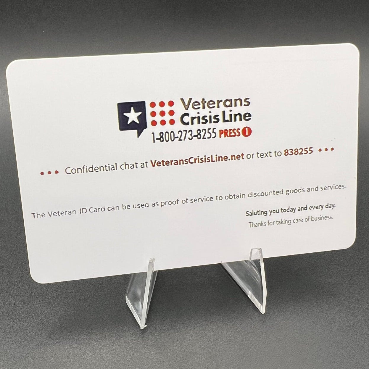 US Veteran ID Card