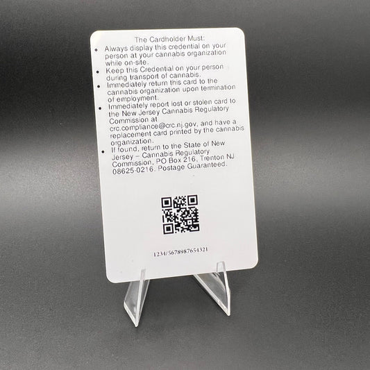 NJ Cannabis Regulatory Commission NJCRC Card
