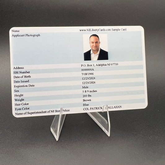 NJ Retired Police Officer Carry Permit - RPO