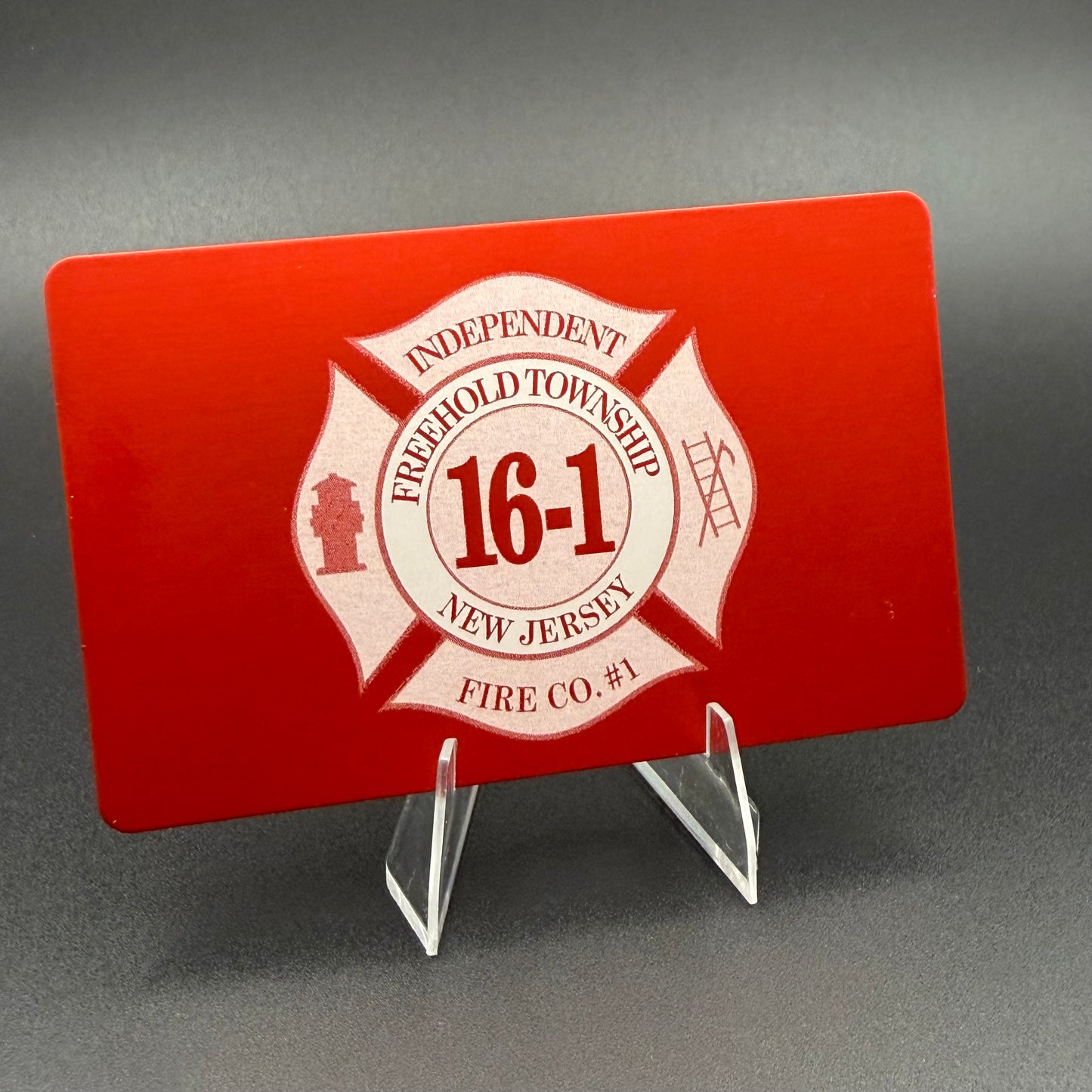 NJ Firefighter (FF1) certification cards - plastic or metal