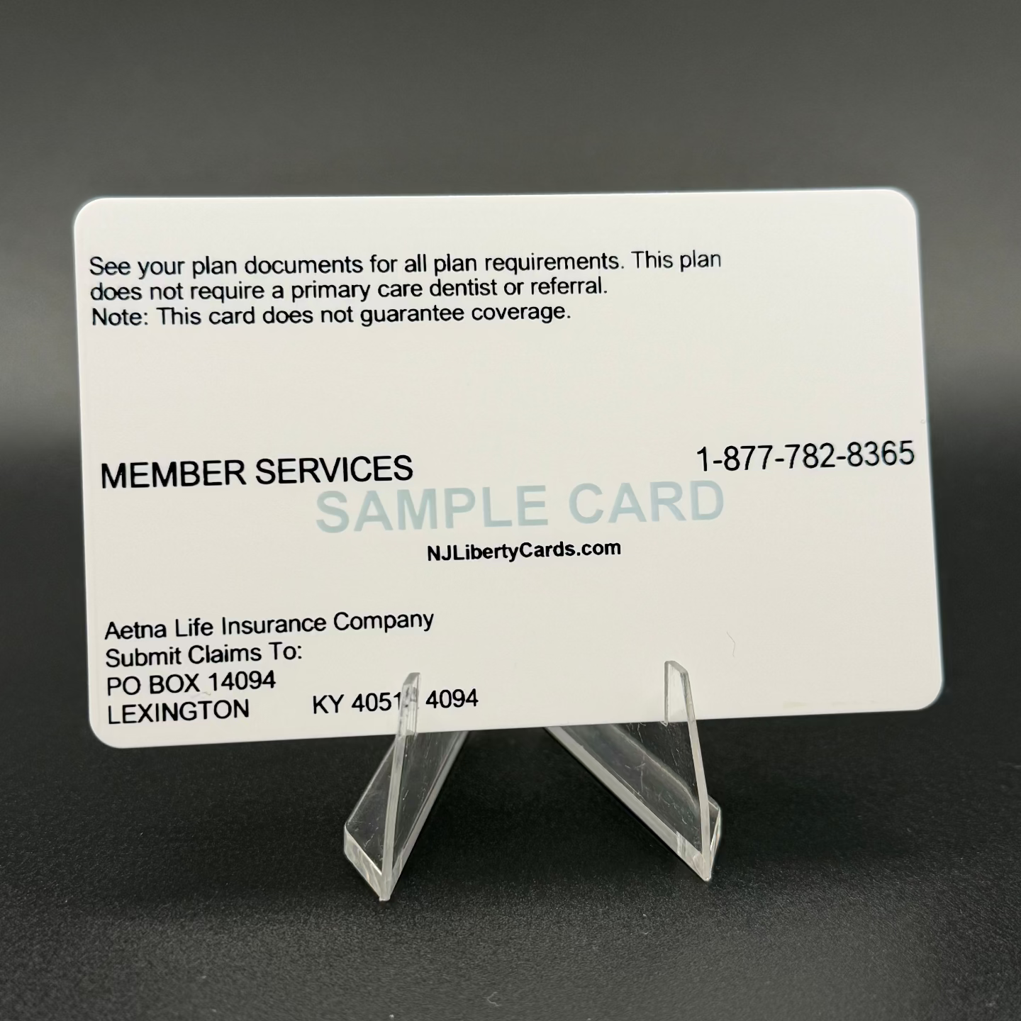 Health or Dental Insurance Cards