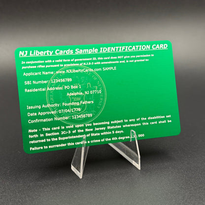 METAL Cards (only available for ID cards WITHOUT photos)