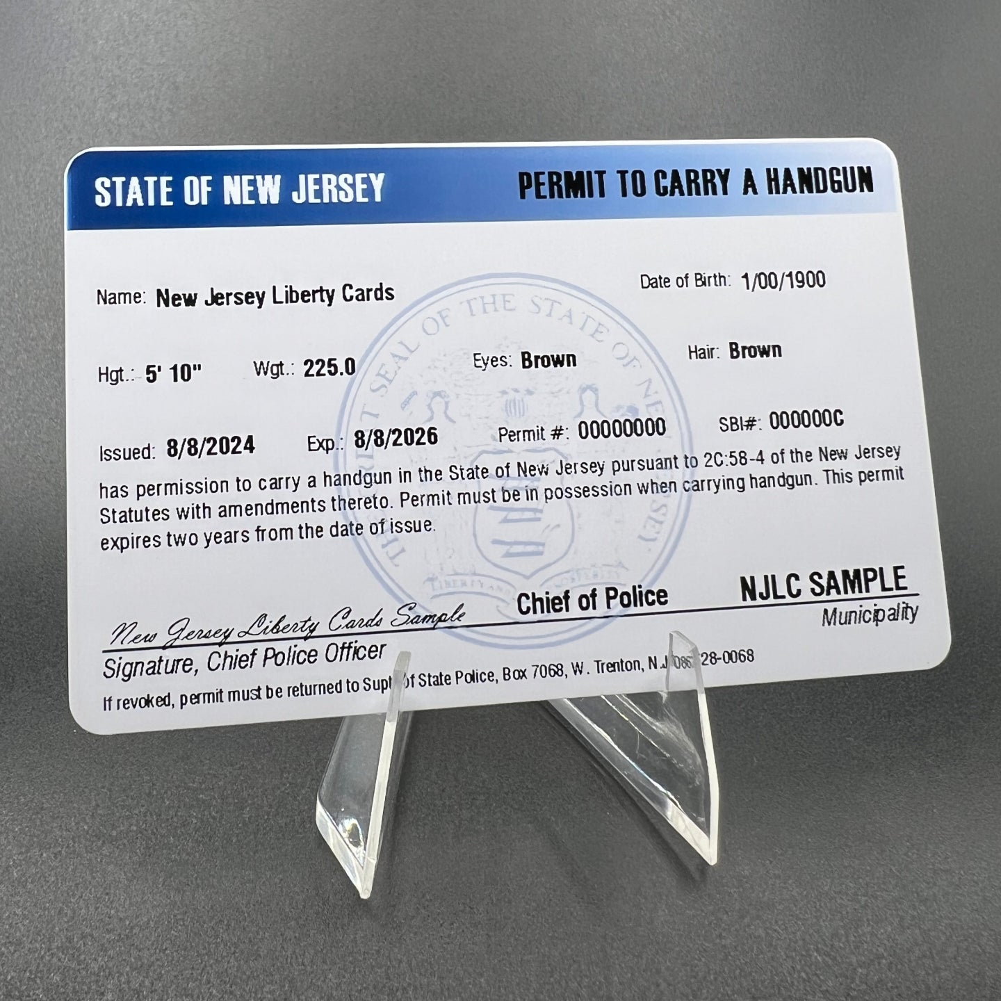 Plastic Cards – NJ Liberty Cards