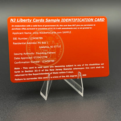 METAL Cards (only available for ID cards WITHOUT photos)