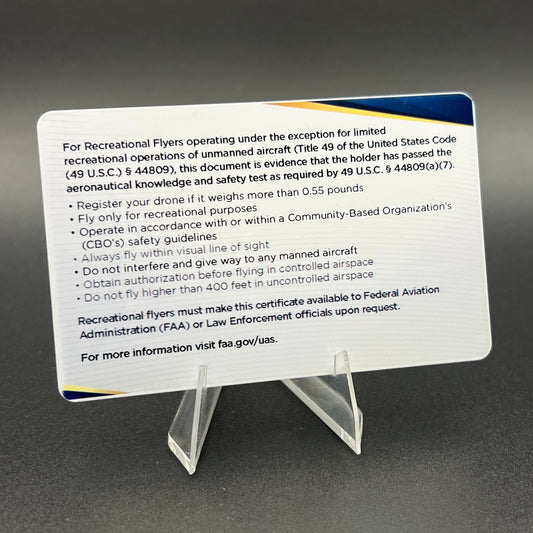 TRUST UAS Completion Certificate